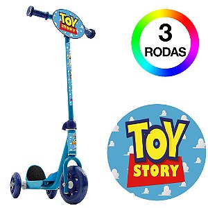 Patinete Infantil 3 Rodas Azul Toy Story Bel Fix 406800