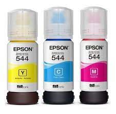 Kit 03 Refil Original Epson Color 544 para Impressoras EPSON 