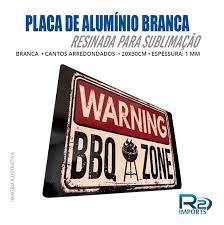 Placa ou Chapa De Alumínio Branco 20x30 Para Sublimação