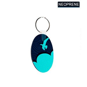 NEOPRENE - CHAVEIRO OVAL PACOTE C/10 UNIDADES