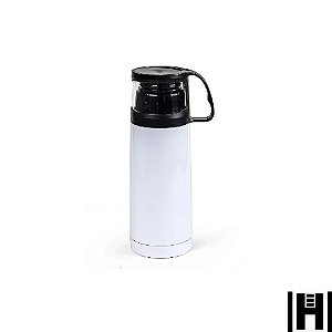 GARRAFA INOX DE CAFÉ SUBLIMÁTICA PRETA 500ml