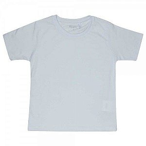 CAMISA INFANTIL  POLIESTER BRANCA  6 MESES