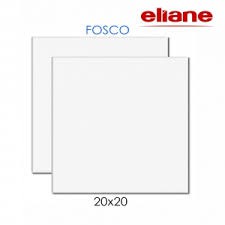Azulejo Branco Fosco Sublimático 20x20 Premium