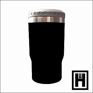 COPO TERM METAL 420ml 3x1 PRETO