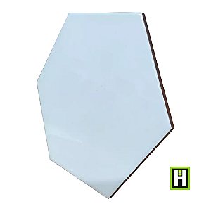 Azulejo Branco P/ SUB 20X23 Hexagonal