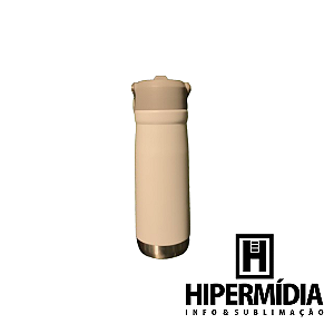 Garrafa Inox Térmica Branco ML-6206 650ml