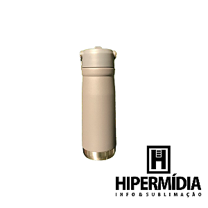 Garrafa Inox Térmica Cinza ML-6206 650ml