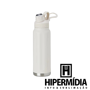 Garrafa Inox Térmica Branco ML-6212 800ml