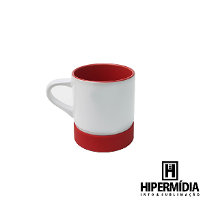 Caneca Por Bra Interior/Base Silicone Vermelha