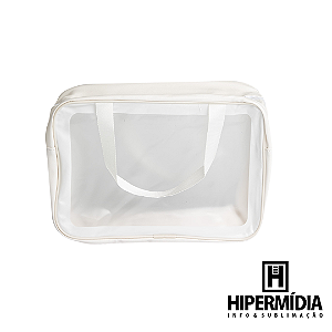 Nécessaire PVC Impermeável Branca