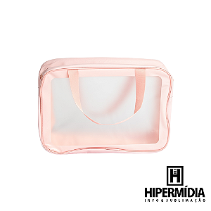 Nécessaire PVC Impermeável Rosa