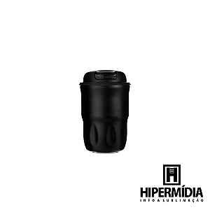 Copo Inox 350ml Preto MiniCoffee