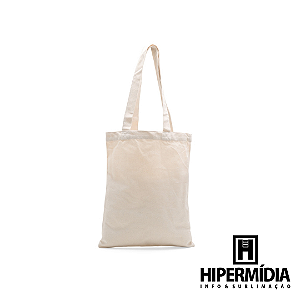 Sacola Ecobag 39x31 Lona Bege