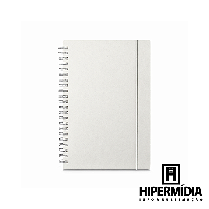 Caderno A5 Papel Reciclado Branco