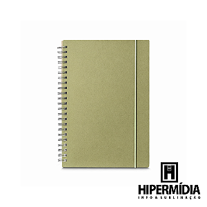 Caderno A5 Papel Reciclado Verde