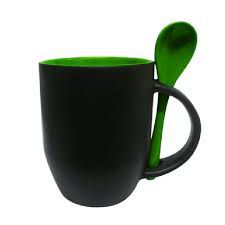 Caneca c/ Colher Magica Verde