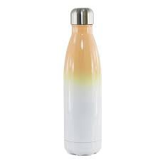 Garrafa Térmica Degradê Laranja inox 500ml