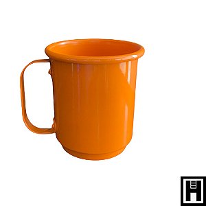 Caneca Alumínio Laranja 500ml