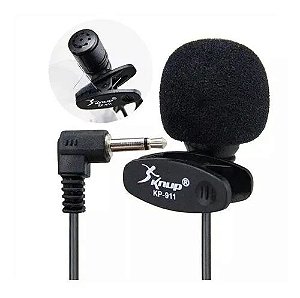 Microfone De Lapela Mini 3,5mm 