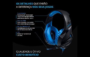 Headset Gamer Multilaser PH244