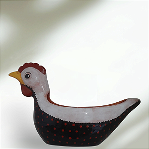 Galinha de cerâmica
