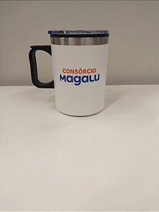 CANECA BRANCA COM TAMPA