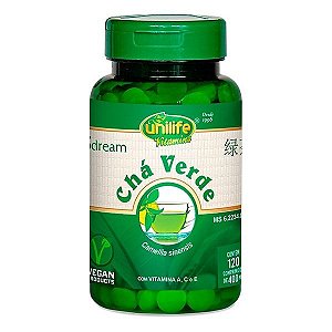 Chá Verde Unilife Biodream - 120 Comprimidos