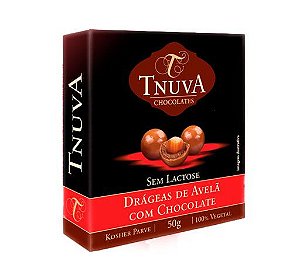 Drágeas de Avelã com Chocolate Vegano Tnuva 50g