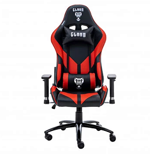 CADEIRA GAMER MOUNT BLACK/RED - CLANM