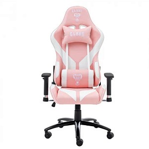 CADEIRA GAMER MOUNT PINK WHITE - CLANM