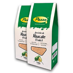 Kit 2 Farinha de Abacate Pazze 150 gramas