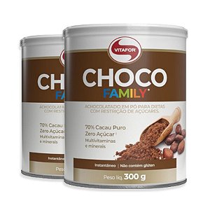 Kit 2 Choco Family Vitafor 300g