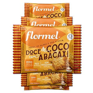 Kit 5 Doce de Abacaxi com Coco Zero Açúcar Flormel