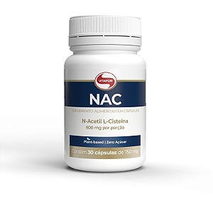 NAC N-Acetil L-Cisteína 600mg Vitafor 30 cápsulas
