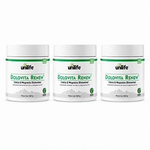 Kit 3 Dolovita Renew Unilife 360g