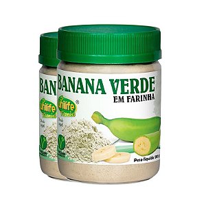 Kit 2 Farinha de Banana Verde 130g Unilife