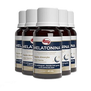 Kit 5 Melatonina Vitafor 20ml