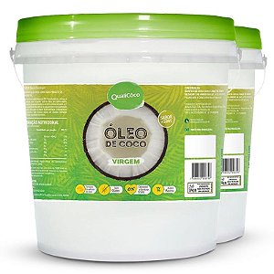 Kit 2 Óleo de coco Virgem Qualicoco 1 litro