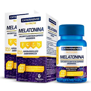Kit 2 Melatonina Catarinense 60 comprimídos de Maracujá