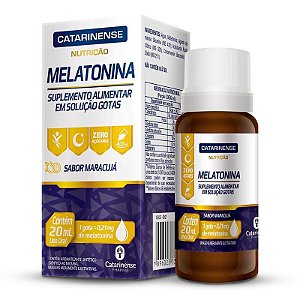 Melatonina em gotas Catarinense Maracujá 20ml