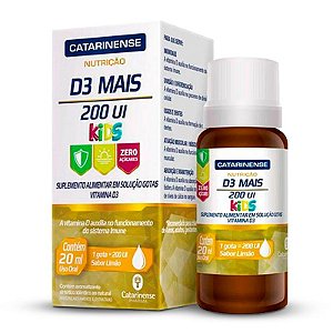 Vitamina D3 Mais Kids 200 Ui Catarinense 20ml