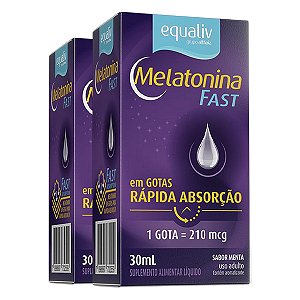 Kit 2 Melatonina Equaliv 30 ml