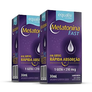 Kit 2 Melatonina Equaliv 30 ml