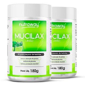 Kit 2 Mucilax Limão Nutraway 180g