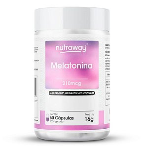 Melatonina Nutraway 210mcg 60 cápsulas