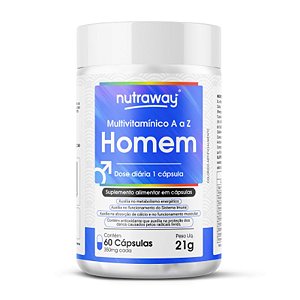 Multivitamínico Homem Nutraway 350mg 60 cápsulas