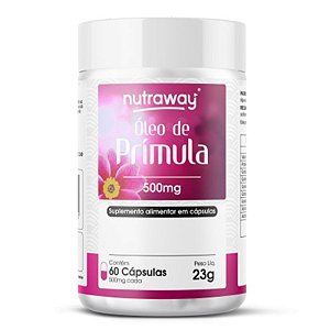 Óleo De Prímula Nutraway 500mg 60 cápsulas