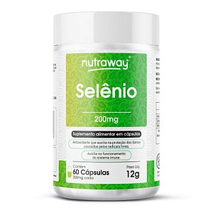 Selênio Nutraway 60 cápsulas