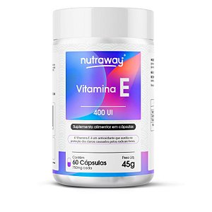 Vitamina E 400ui Nutraway 60 cápsulas