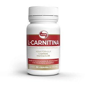 L-Carnitina + B6 Vitafor 60 cápsulas